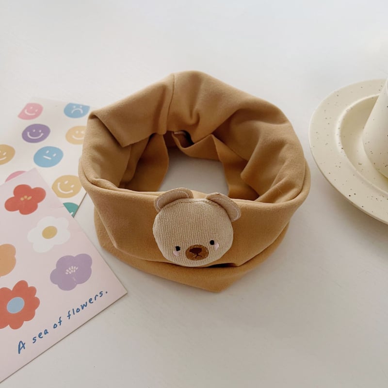 Παιδικό φουλάρι λαιμού με ζωικό σχέδιο, πολυεστέρας, ύφανση warp knitting, κεντημένο, ζεστό