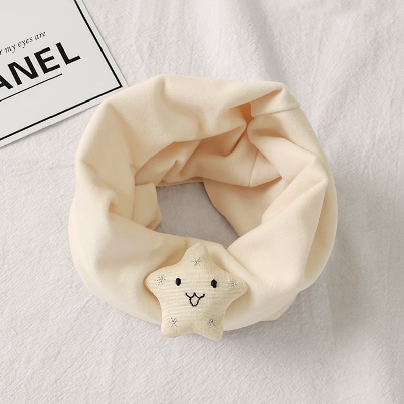 Παιδικό φουλάρι λαιμού με ζωικό σχέδιο, πολυεστέρας, ύφανση warp knitting, κεντημένο, ζεστό