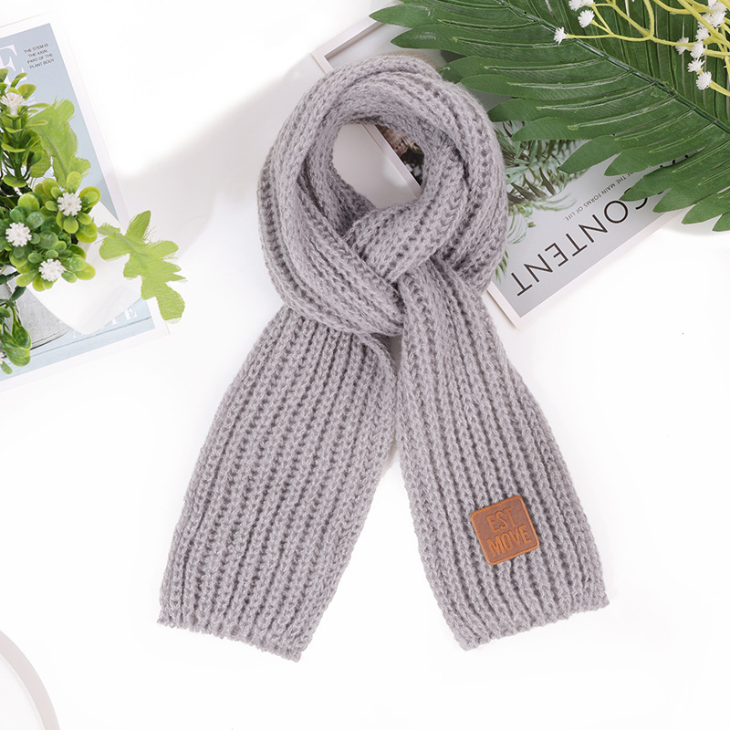 Σάλι unisex από μαλλί, πλεκτό, απλή ύφανση, μονόχρωμο σχέδιο, διακοσμητικό