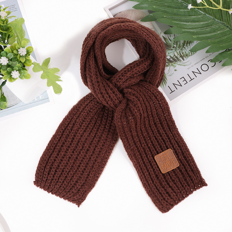 Σάλι unisex από μαλλί, πλεκτό, απλή ύφανση, μονόχρωμο σχέδιο, διακοσμητικό