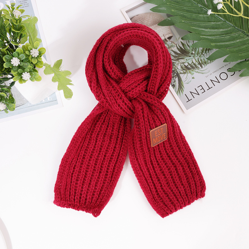 Σάλι unisex από μαλλί, πλεκτό, απλή ύφανση, μονόχρωμο σχέδιο, διακοσμητικό