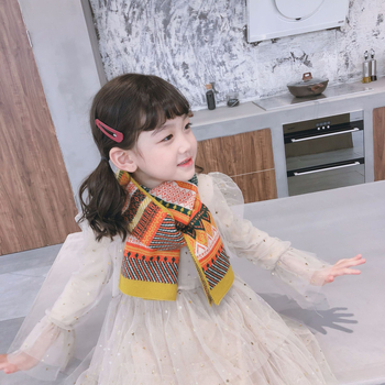 Φουλάρι από συνθετικό κασμίρι, καρό σχέδιο, χειροποίητο πλεκτό με βελονιά, ζεστό, ιαπωνο-κορεατικό γλυκό στυλ