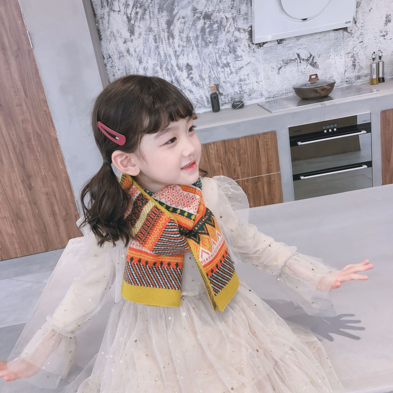 Φουλάρι από συνθετικό κασμίρι, καρό σχέδιο, χειροποίητο πλεκτό με βελονιά, ζεστό, ιαπωνο-κορεατικό γλυκό στυλ