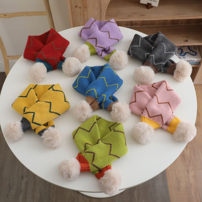 Σάλι, unisex, ακρυλικό, warp‑πλεκτό θερμικό καπό λαιμού, κορεατικό/ιαπωνικό γλυκό στυλ, για χειμώνα