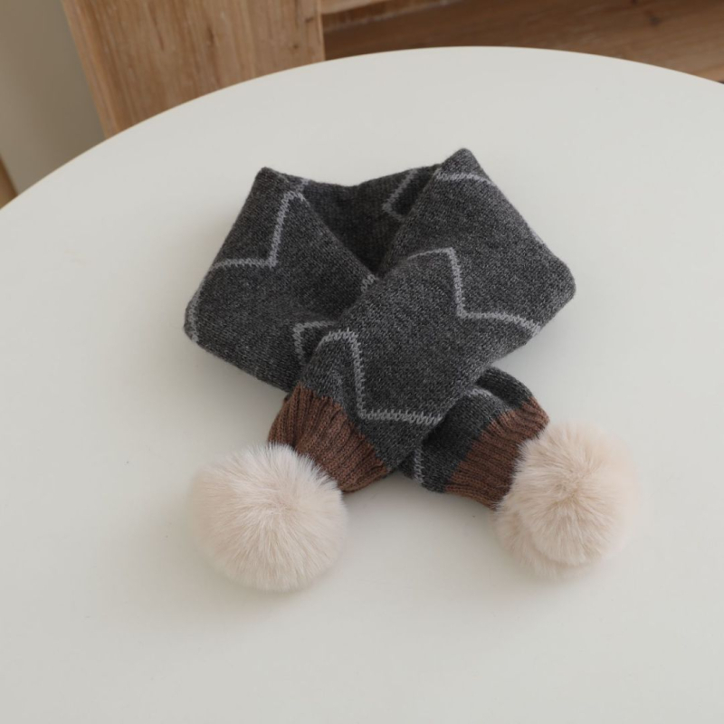 Σάλι, unisex, ακρυλικό, warp‑πλεκτό θερμικό καπό λαιμού, κορεατικό/ιαπωνικό γλυκό στυλ, για χειμώνα