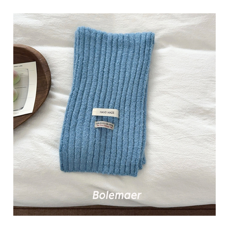 Παιδικό κασκόλ - ακρυλικό νήμα; χειμώνας/φθινόπωρο; για αγόρια και κορίτσια; στυλ: ιαπωνο-κορεατική γλυκιά αισθητική; ορθογώνιο σχήμα