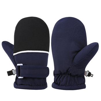 Παιδικά γάντια σκι από φλίς, unisex, αντιολισθητικά, εκτύπωση, προσαρμόσιμα