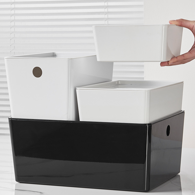 Xinqianxi πλαστικός κάδος αποθήκευσης - μοντέλο 1301-1305, επιτραπέζιο κουτί αποθήκευσης