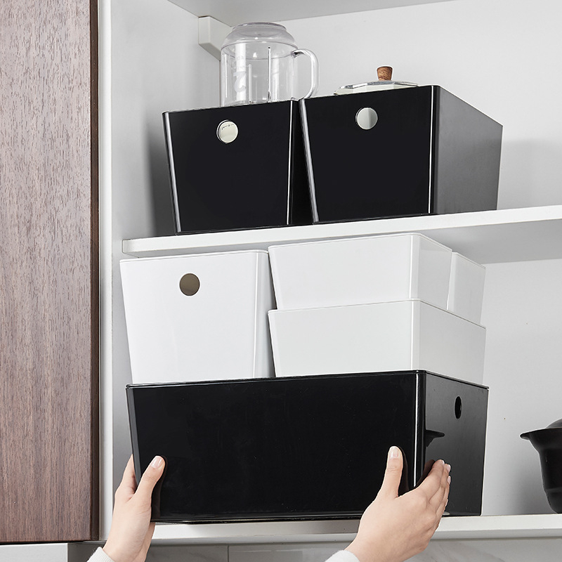 Xinqianxi πλαστικός κάδος αποθήκευσης - μοντέλο 1301-1305, επιτραπέζιο κουτί αποθήκευσης