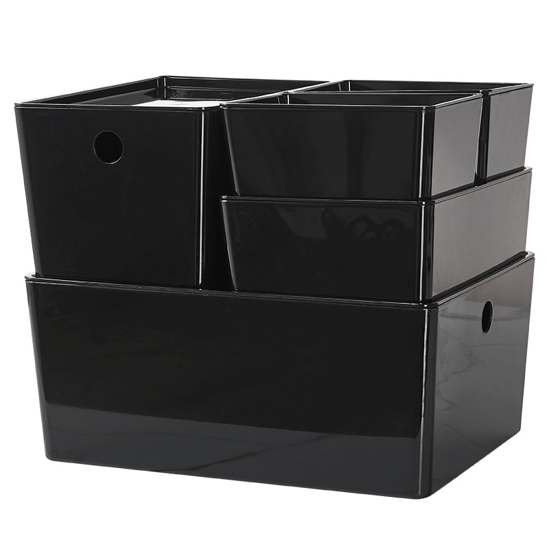 Xinqianxi πλαστικός κάδος αποθήκευσης - μοντέλο 1301-1305, επιτραπέζιο κουτί αποθήκευσης