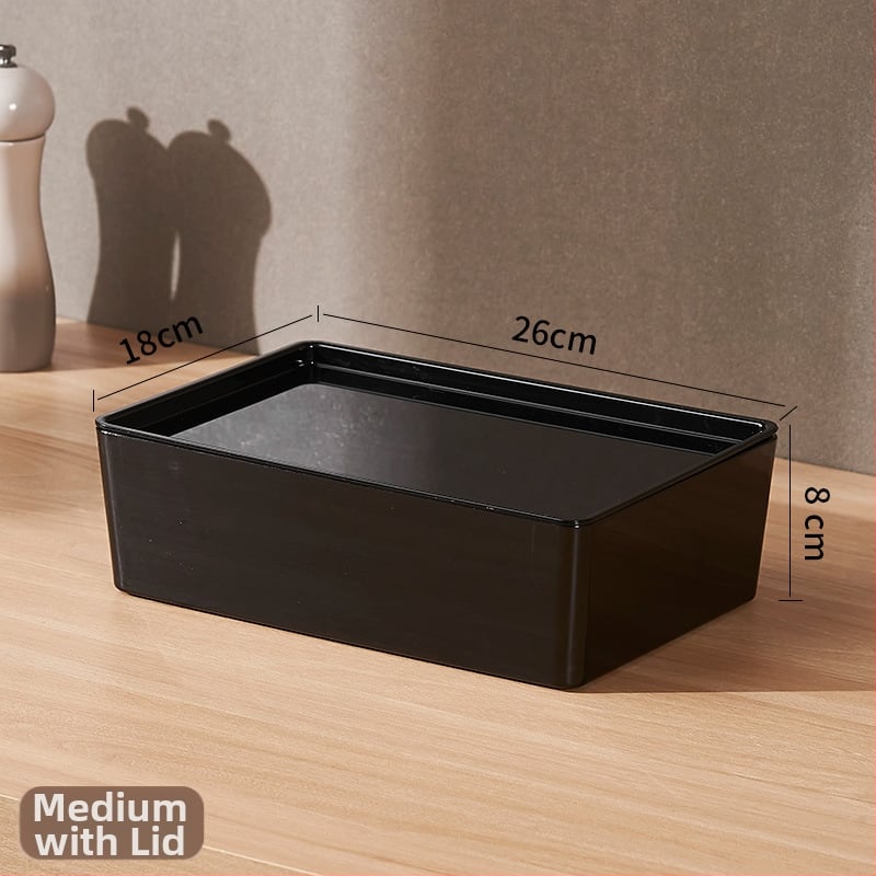 Xinqianxi πλαστικός κάδος αποθήκευσης - μοντέλο 1301-1305, επιτραπέζιο κουτί αποθήκευσης