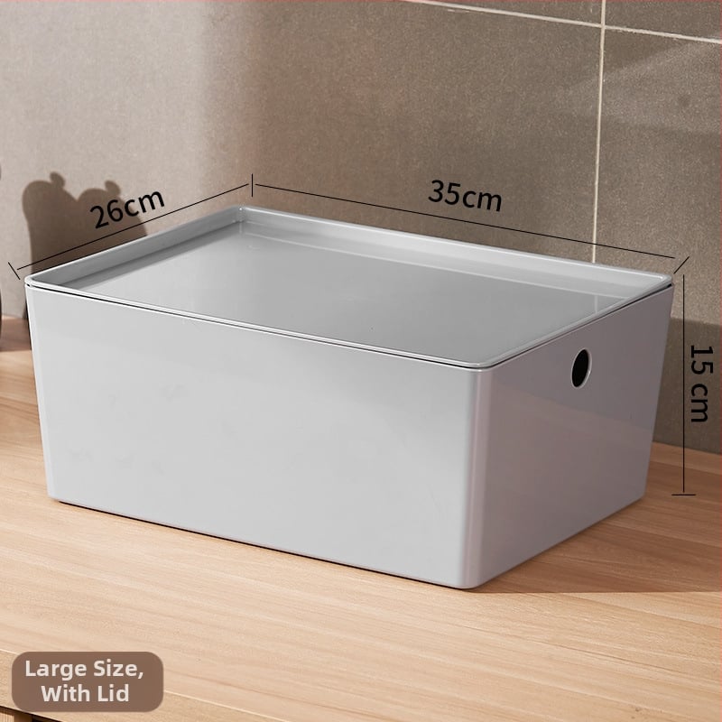Xinqianxi πλαστικός κάδος αποθήκευσης - μοντέλο 1301-1305, επιτραπέζιο κουτί αποθήκευσης