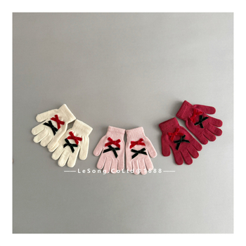 Παιδικά κορεατικού στυλ γάντια με πέντε δάχτυλα, διαχωρισμένα δάχτυλα, unisex, χειμερινά, ζεστασιά και συμβατότητα αφής, για παιδιά 1–6 ετών