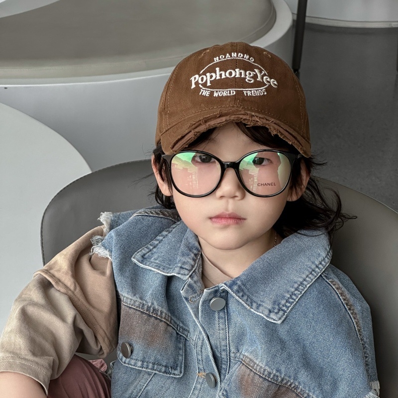 Бейсболна шапка – Унисекс, памук, куполна корона, закръглена козирка, за възраст 4–10 години