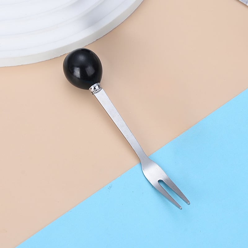 Κουτάλι από ανοξείδωτο ατσάλι με σχέδιο Cartoon Ball – μοντέρνο μινιμαλιστικό στυλ, καθρέφτης φινίρισμα, δυνατότητα εκτύπωσης λογότυπου