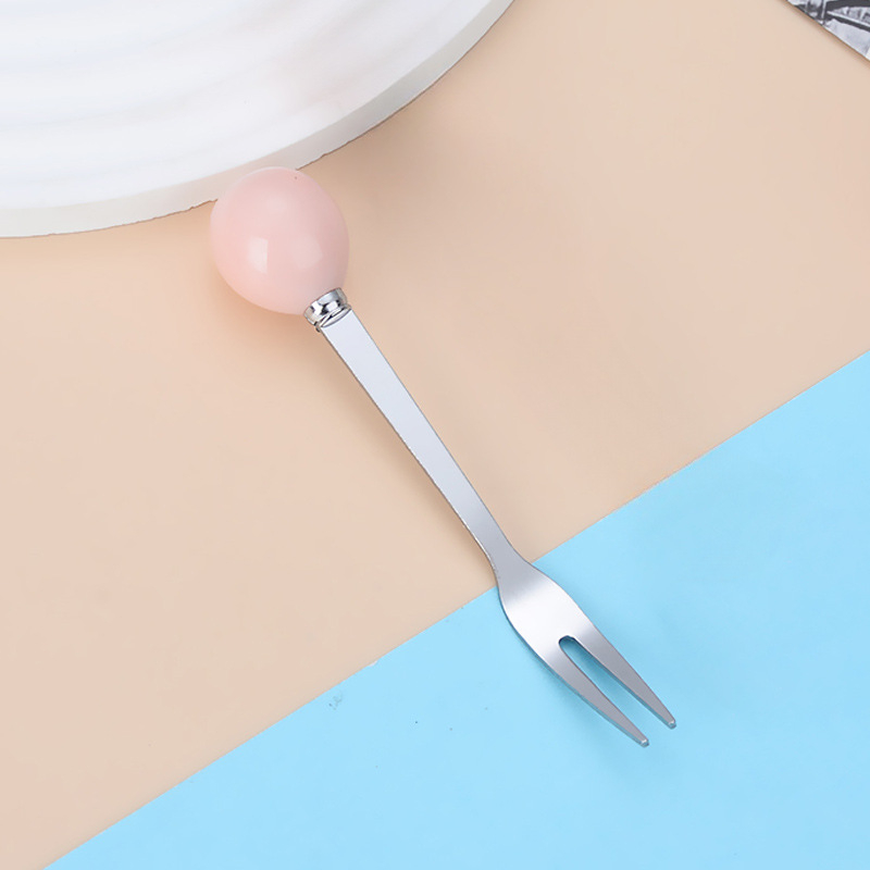 Κουτάλι από ανοξείδωτο ατσάλι με σχέδιο Cartoon Ball – μοντέρνο μινιμαλιστικό στυλ, καθρέφτης φινίρισμα, δυνατότητα εκτύπωσης λογότυπου