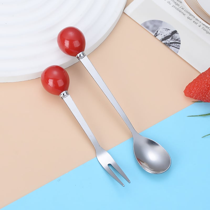 Κουτάλι από ανοξείδωτο ατσάλι με σχέδιο Cartoon Ball – μοντέρνο μινιμαλιστικό στυλ, καθρέφτης φινίρισμα, δυνατότητα εκτύπωσης λογότυπου