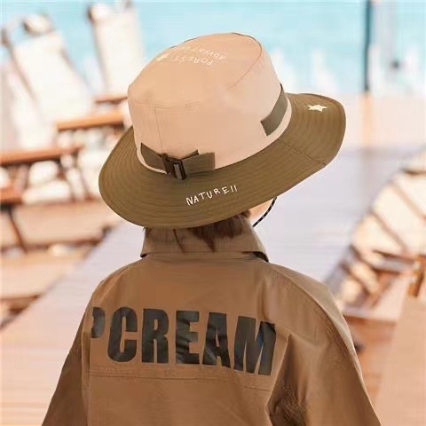 Dječja bucket kapa s широким обodom - podesiva, zaštita od sunca, brzo suši, prozračna, mješavina pamuka i poliestera