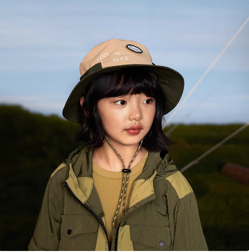 Dječja bucket kapa s широким обodom - podesiva, zaštita od sunca, brzo suši, prozračna, mješavina pamuka i poliestera