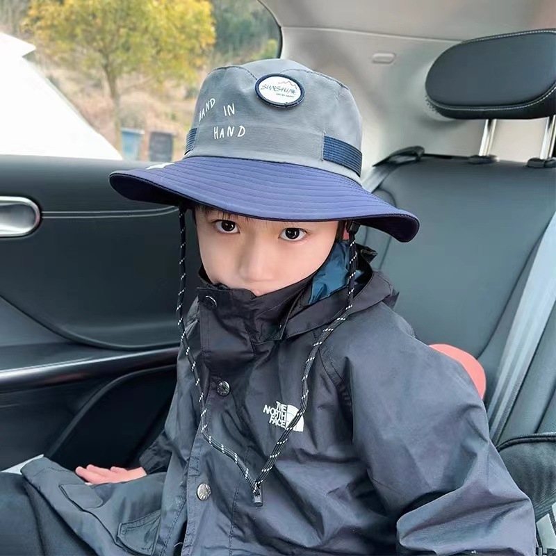 Dječja bucket kapa s широким обodom - podesiva, zaštita od sunca, brzo suši, prozračna, mješavina pamuka i poliestera