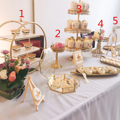 Десертна стойка в европейски стил за сватбена маса, Meizhiyin, прост стил, плодова чиния (Материал: Друг; Категория: Плодова чиния; Година на пускане: 2018; Бранд: Meizhiyin)