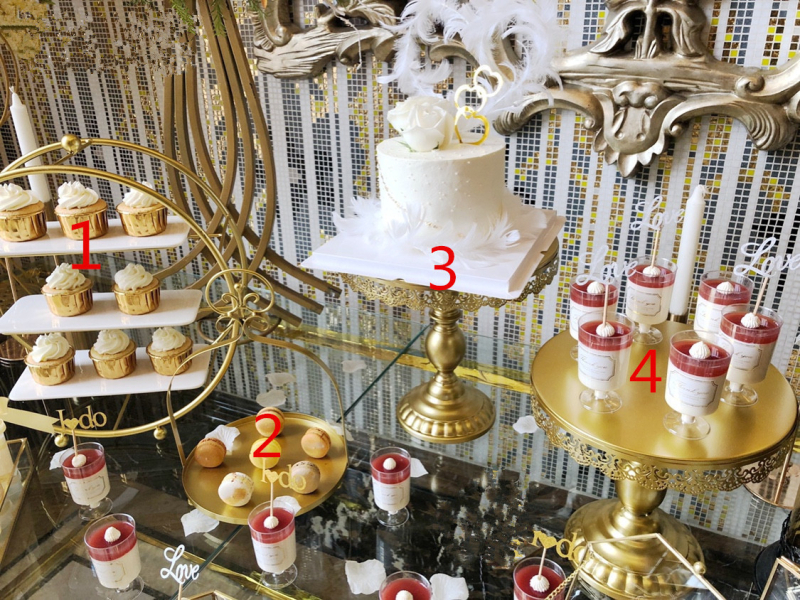 Десертна стойка в европейски стил за сватбена маса, Meizhiyin, прост стил, плодова чиния (Материал: Друг; Категория: Плодова чиния; Година на пускане: 2018; Бранд: Meizhiyin)