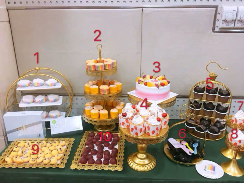 Десертна стойка в европейски стил за сватбена маса, Meizhiyin, прост стил, плодова чиния (Материал: Друг; Категория: Плодова чиния; Година на пускане: 2018; Бранд: Meizhiyin)