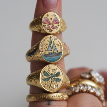 Prsten od nehrđajućeg čelika sa motivima srca i životinja, elektroplating, otvoreni dizajn, nakit za ruke, unisex