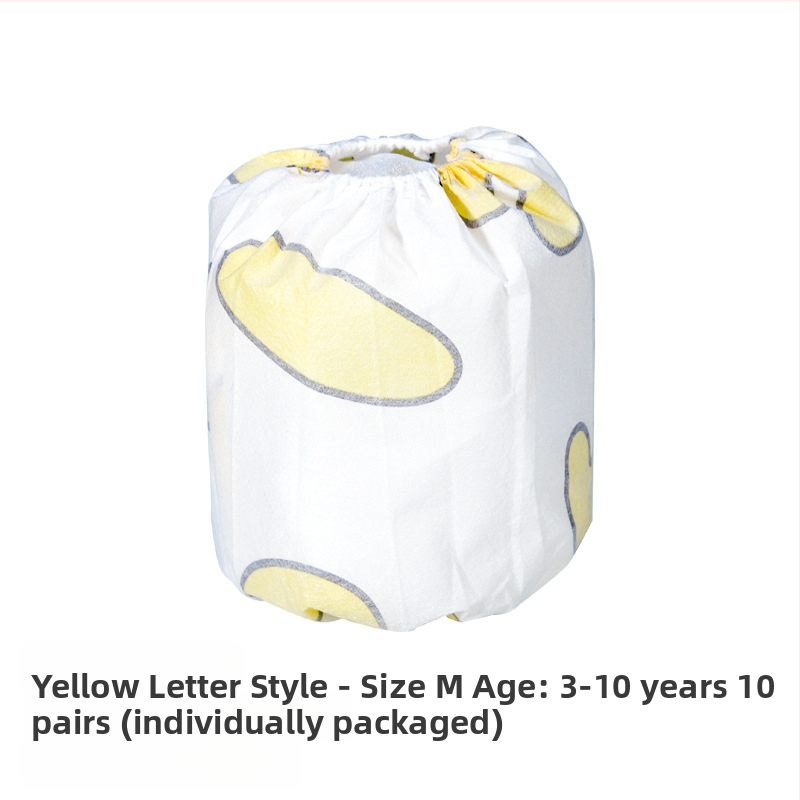 Vienkartinės rankovių apsaugos vaikams – audinys, dulkių apsauga, spausdintas logotipas, pakuotė 240 vnt