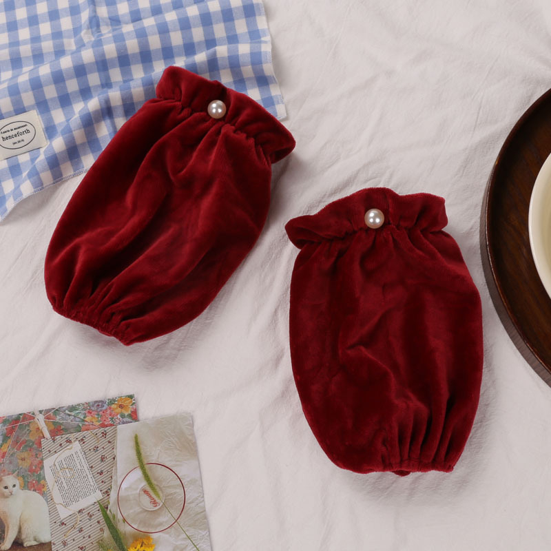 Manșete pentru brațe - Poliester, stil japonez, model monocrom, pentru copii, adolescenți și adulți (protecție împotriva murdăriei)