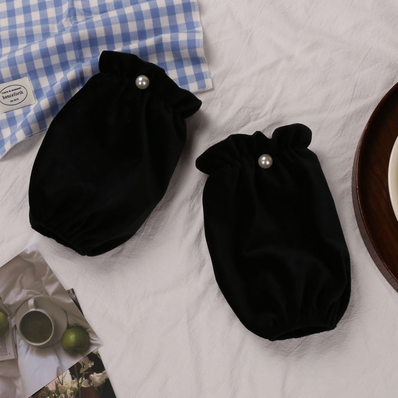 Manșete pentru brațe - Poliester, stil japonez, model monocrom, pentru copii, adolescenți și adulți (protecție împotriva murdăriei)