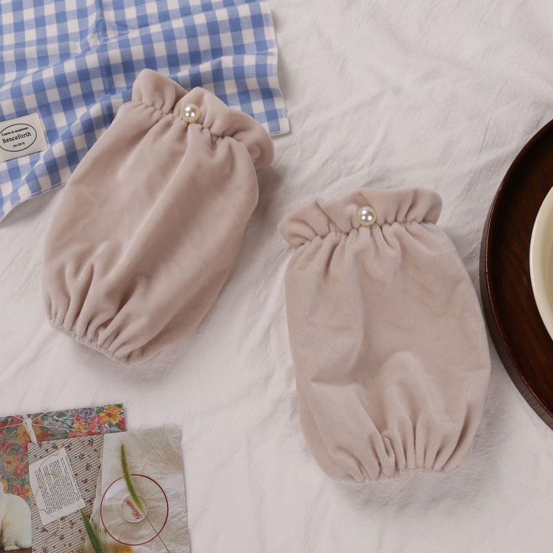 Manșete pentru brațe - Poliester, stil japonez, model monocrom, pentru copii, adolescenți și adulți (protecție împotriva murdăriei)