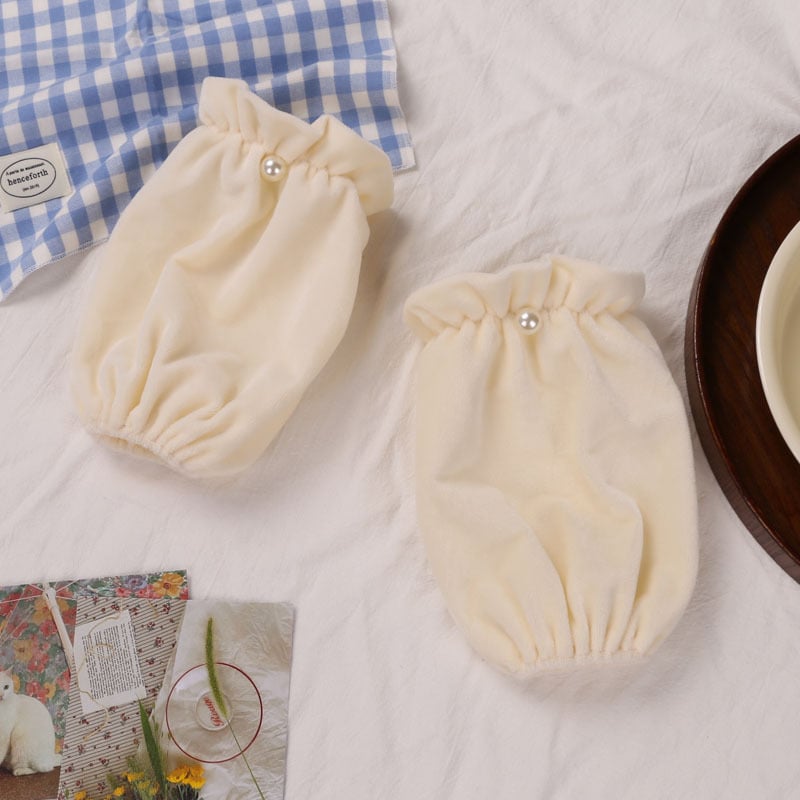 Manșete pentru brațe - Poliester, stil japonez, model monocrom, pentru copii, adolescenți și adulți (protecție împotriva murdăriei)