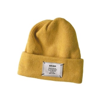 Dječja vunena kapa, plišani materijal, dob 0–6 mjeseci, proljeće 2025