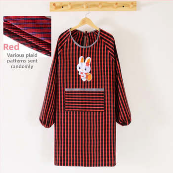 Ποδιά με μακριά μανίκια, βαμβακερό ύφασμα, αντι-λιπαντικό και αντιβρωμιά, καρτούν στυλ, μοτίβο καρτούν/ανίμε