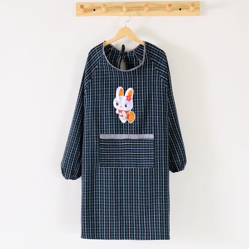 Ποδιά με μακριά μανίκια, βαμβακερό ύφασμα, αντι-λιπαντικό και αντιβρωμιά, καρτούν στυλ, μοτίβο καρτούν/ανίμε