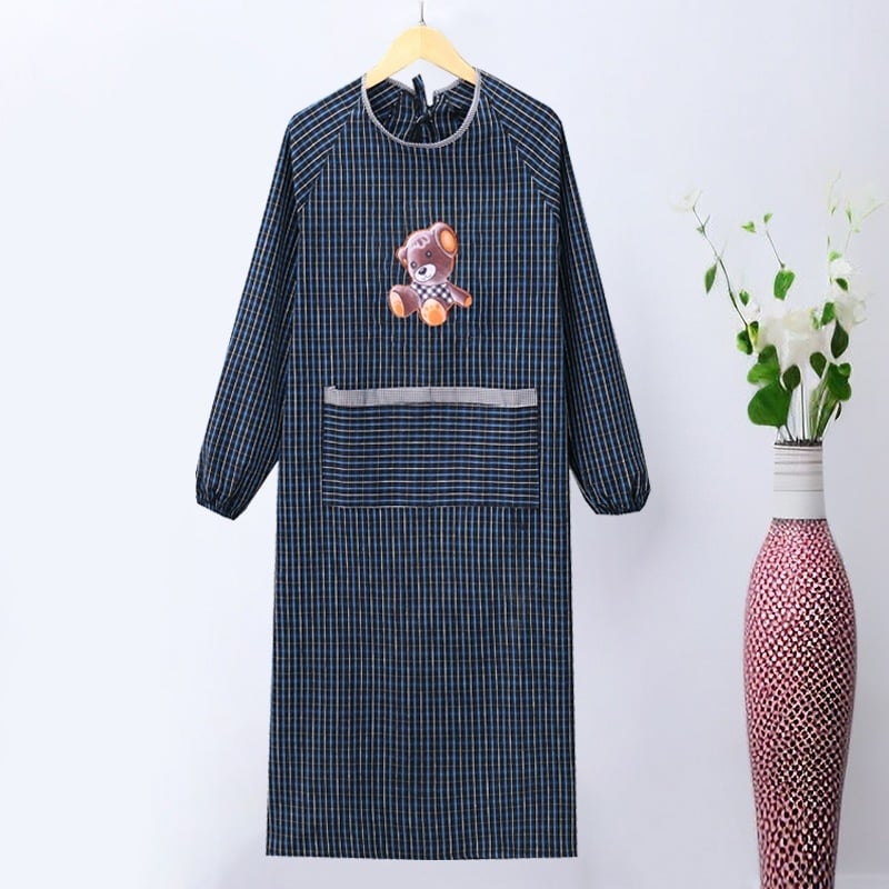 Ποδιά με μακριά μανίκια, βαμβακερό ύφασμα, αντι-λιπαντικό και αντιβρωμιά, καρτούν στυλ, μοτίβο καρτούν/ανίμε