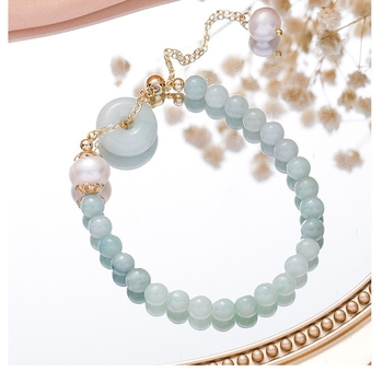 Badu kristalna narukvica — ženski korejski stil, perle od kristala: jahodasti kvarc, kunzit i jade, motiv životinjskog zodijaka, lansirana zimi 2021