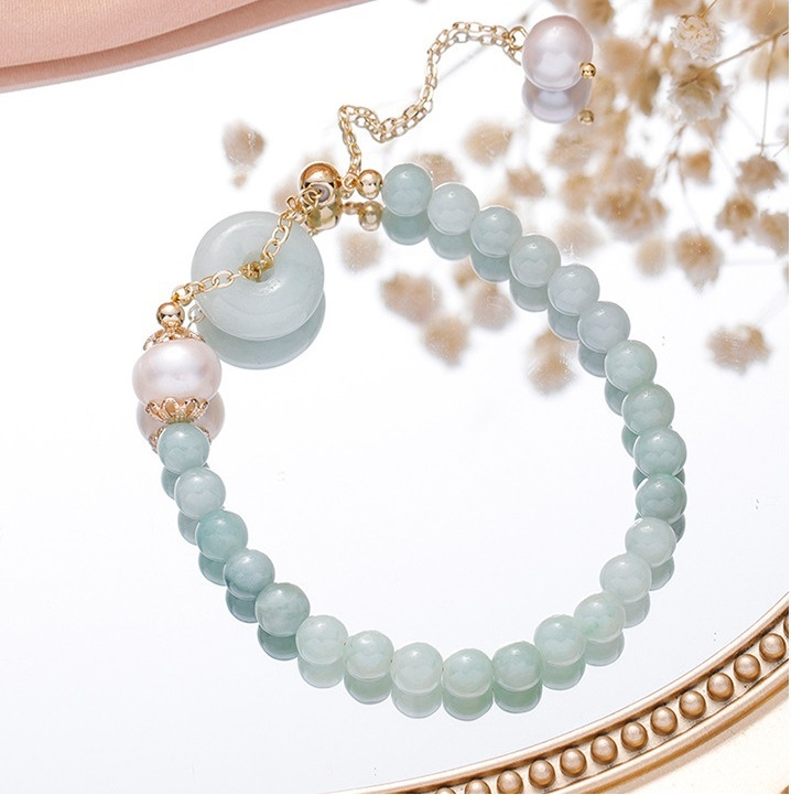 Badu kristalna narukvica — ženski korejski stil, perle od kristala: jahodasti kvarc, kunzit i jade, motiv životinjskog zodijaka, lansirana zimi 2021