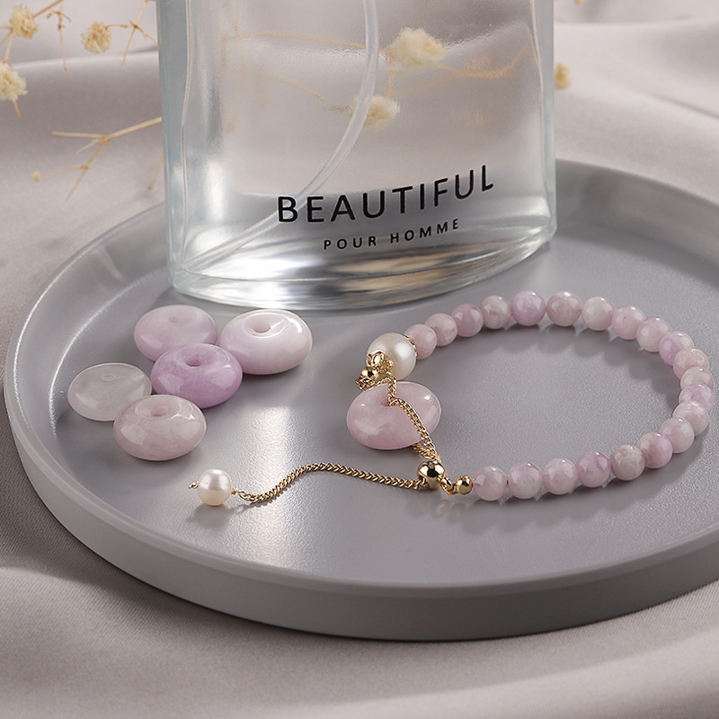 Badu kristalna narukvica — ženski korejski stil, perle od kristala: jahodasti kvarc, kunzit i jade, motiv životinjskog zodijaka, lansirana zimi 2021