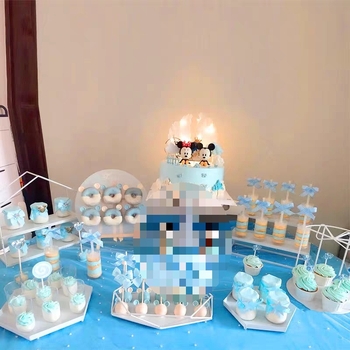 Железен стенд за десерти и торти, европейски стил, за чайно време и сладкиши