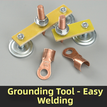 Spēcīga magnētiskā zemējuma skava metināšanas iekārtām – jaudīga magnētiskā fiksējošā galva, ārkārtīgi izturīga