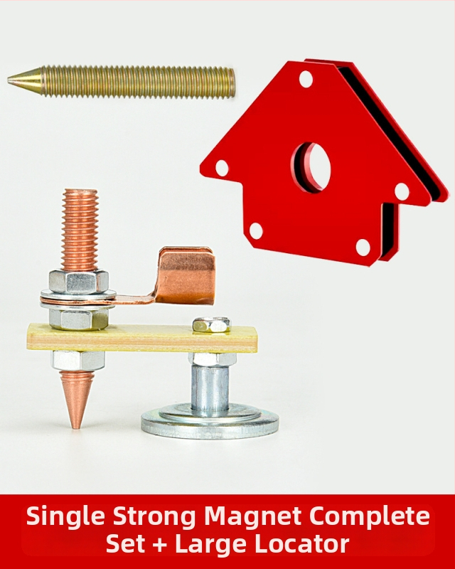 Spēcīga magnētiskā zemējuma skava metināšanas iekārtām – jaudīga magnētiskā fiksējošā galva, ārkārtīgi izturīga