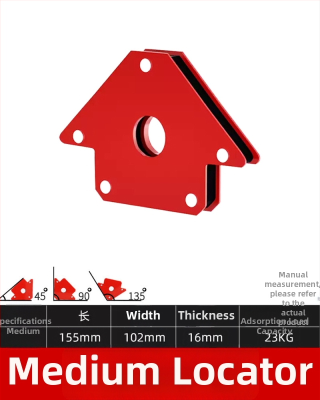 Spēcīga magnētiskā zemējuma skava metināšanas iekārtām – jaudīga magnētiskā fiksējošā galva, ārkārtīgi izturīga
