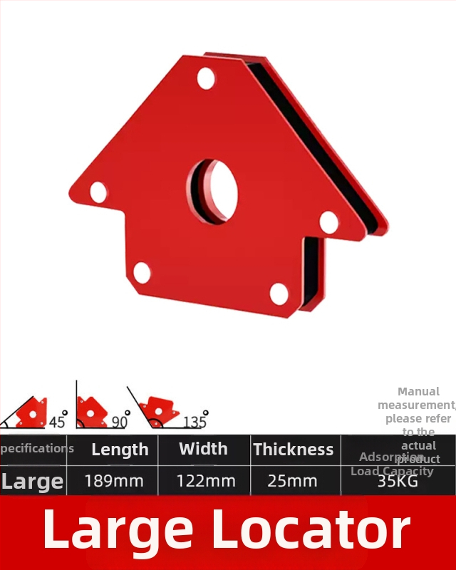 Spēcīga magnētiskā zemējuma skava metināšanas iekārtām – jaudīga magnētiskā fiksējošā galva, ārkārtīgi izturīga