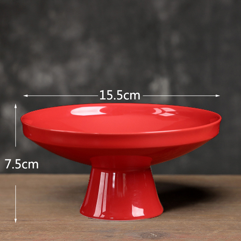 Порцеланова плодова чиния в новокитайски стил — марка Autumn Leaves Fall, високо качество