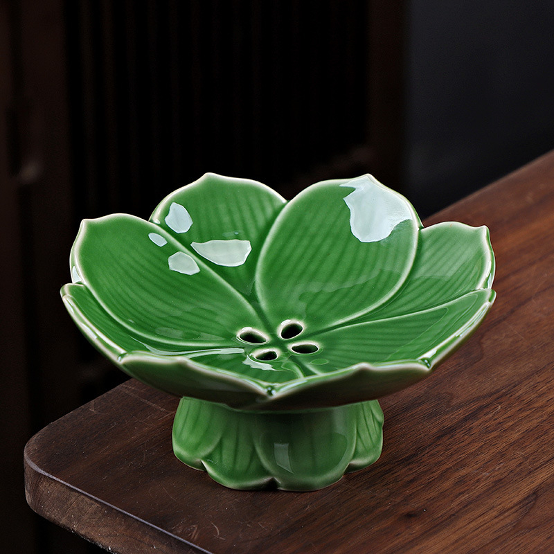 Порцеланова плодова чиния в новокитайски стил — марка Autumn Leaves Fall, високо качество