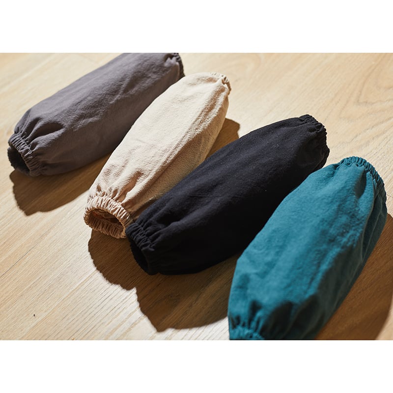 Προστατευτική ποδιά με μανίκια από βαμβάκι και λινό – κατά των λεκέδων, απλός σχεδιασμός για εργασία