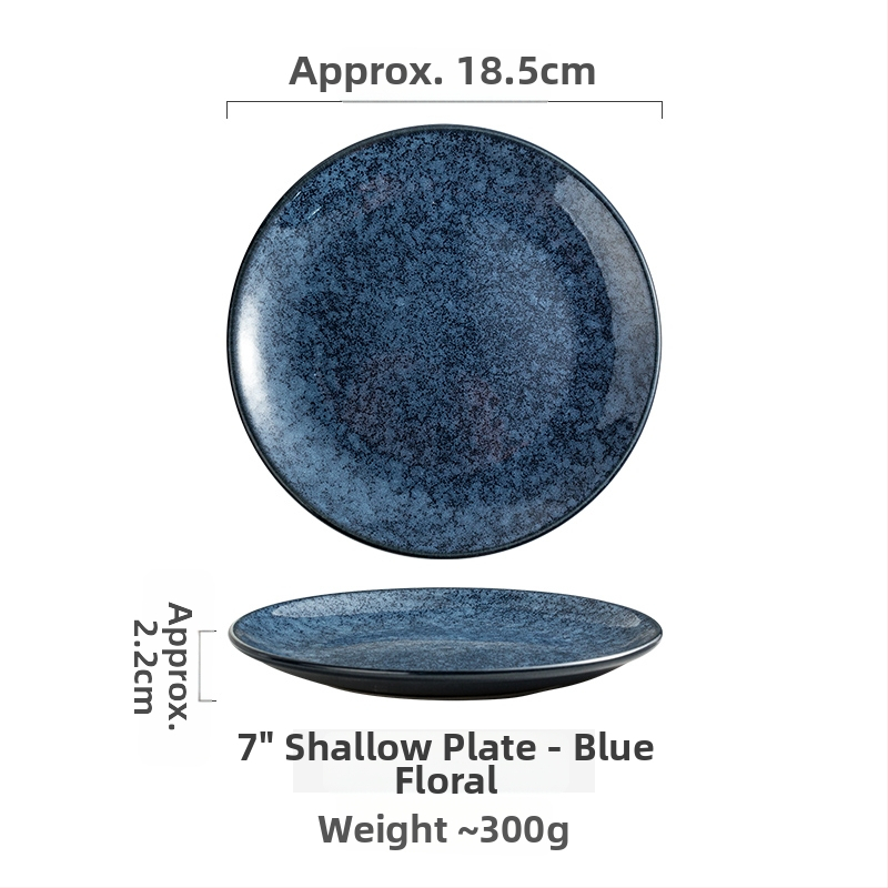 Keramičke kružne tanjure – jednostavan stil, kružni oblik, za posluživanje deserta i torti