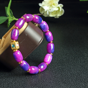 Sugilite ja jade käevõru, DIY kohandamine, ümmargune ripats, looduslik teostus, kaasaegne minimalistlik stiil